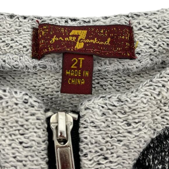 7 For All Mankind VGUC Zip Sweatshirt with Pockets - Picture 2 of 6